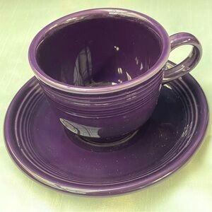 3/$30 - Fiesta Purple Cup & Saucer
